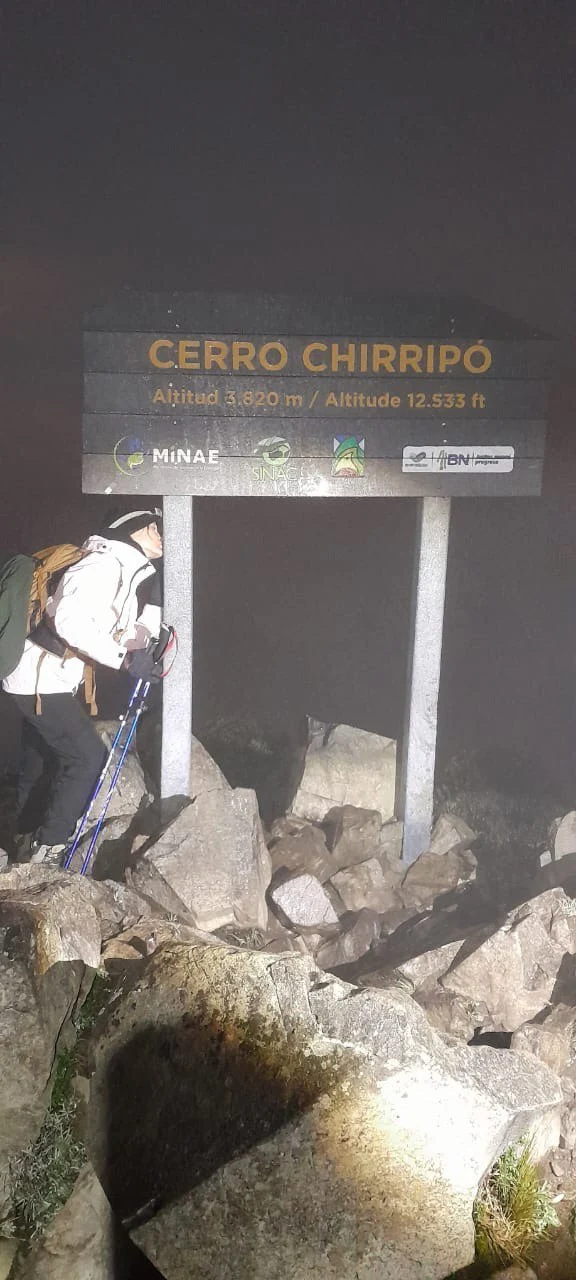 mountain hiking at night Cerro Chirripo Costa Rica